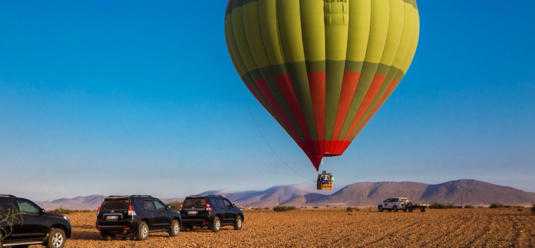 Hot Air Balloon at Sunrise